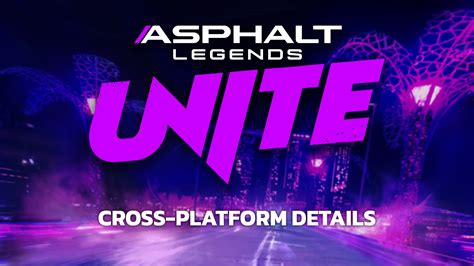 asphalt legends unite crossplay