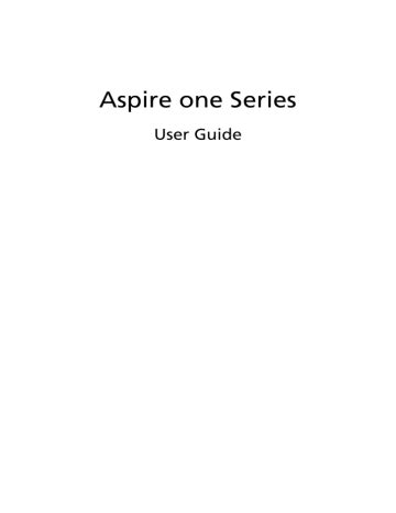 aspire one series user guide Doc