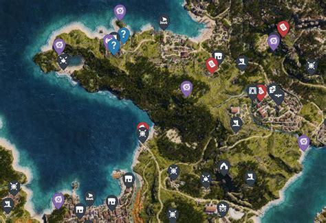 assassin's creed odyssey map