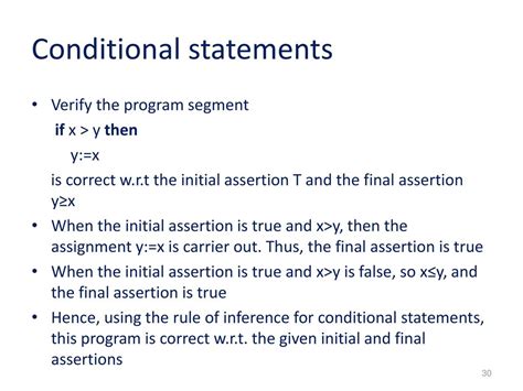 assertion and conditionals assertion and conditionals Reader