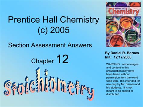 assesment answers chemistry prentice hall Kindle Editon