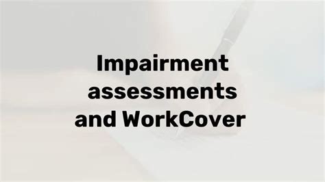 assessing impairment assessing impairment Epub