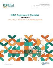 assessment guidelines for students ihna Epub