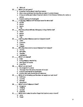 assessment odyssey answer key Doc