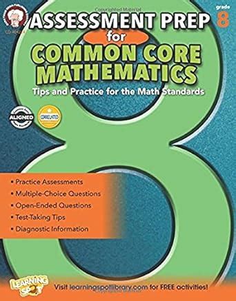 assessment prep for common core mathematics grade 8 Reader