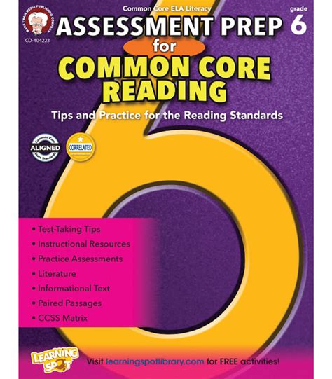 assessment prep for common core reading grade 6 PDF