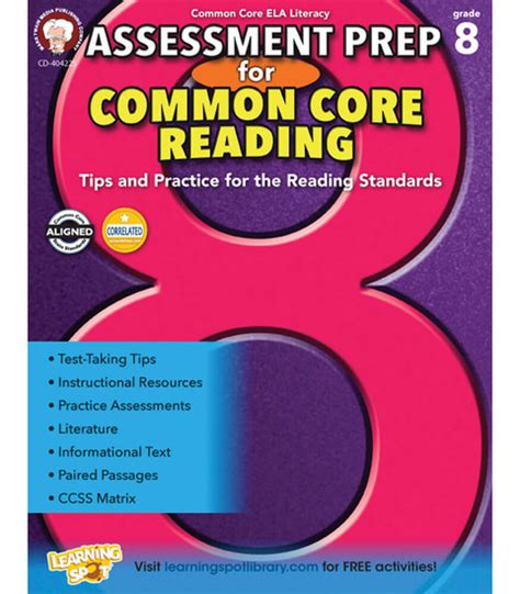 assessment prep for common core reading grade 8 Reader