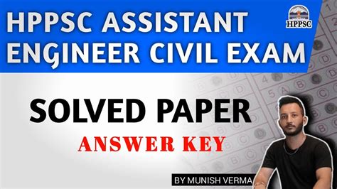 assistant engineer answer key civil Doc