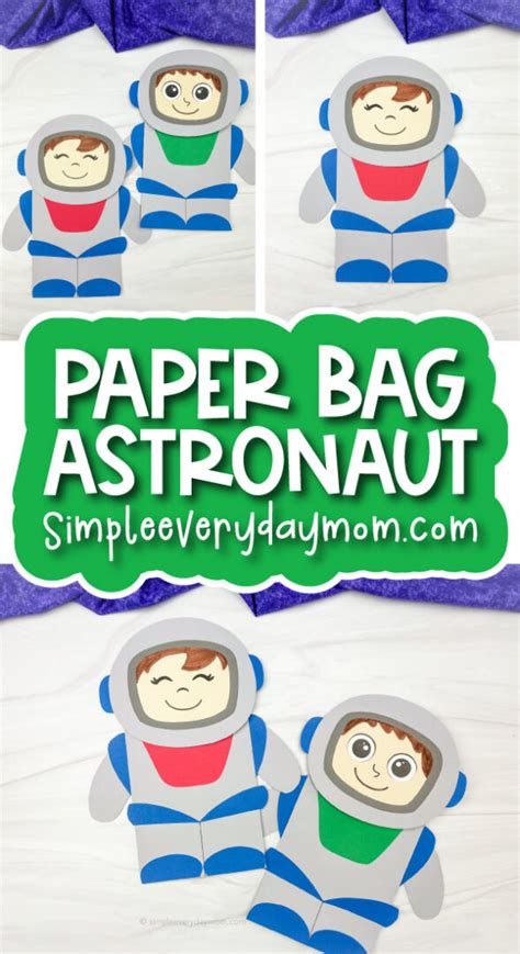astronaut paper bag puppet Kindle Editon