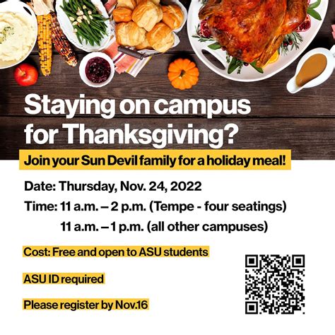 asu thanksgiving break