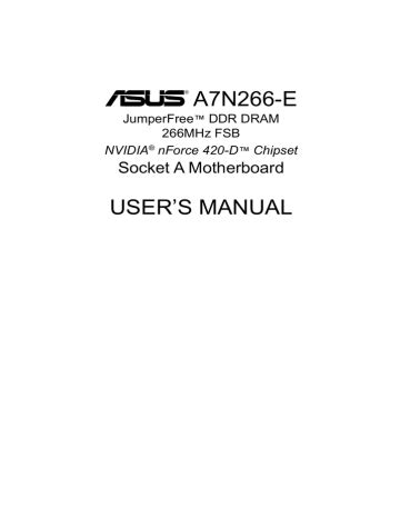 asus a7n266 user manual Doc