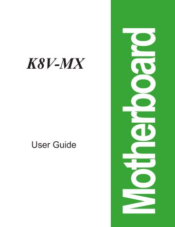 asus k8v mx s user manual pdf PDF