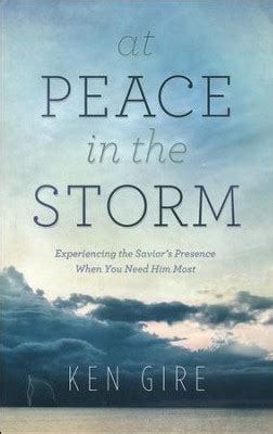 at peace in the storm experiencing the saviors presence when you need him most Doc