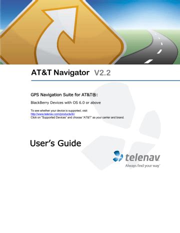at t navigator user guide Epub