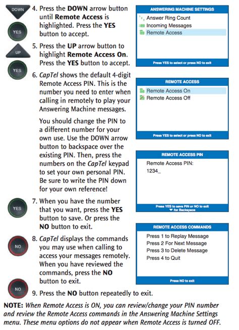 atampt answering machine remote codes Kindle Editon