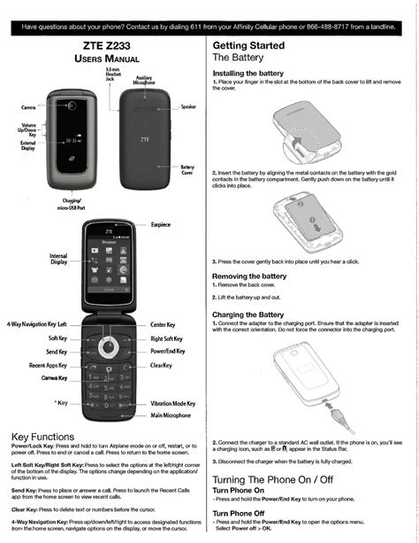 atampt cell phone manual PDF