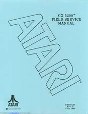 atari cx 5200 service manual user guide Kindle Editon