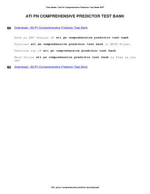 ati pn comprehensive predictor test a pdf Doc