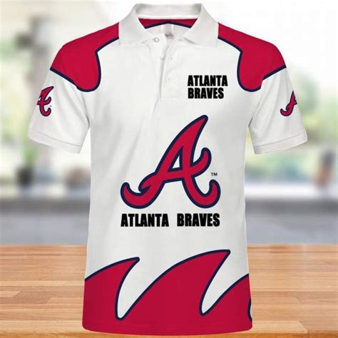 atlanta braves polo shirt