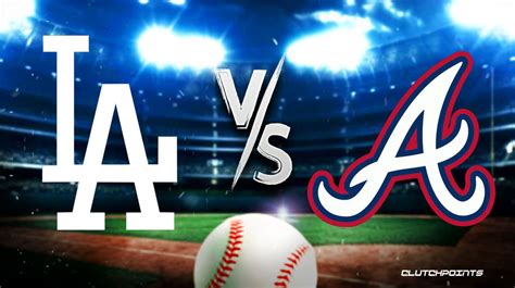 atlanta braves vs dodgers match player stats