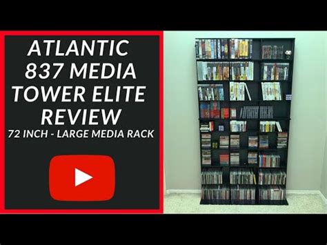 atlantic 35435725 media tower elite large 837 cd or 630 bluray black Ebook Kindle Editon