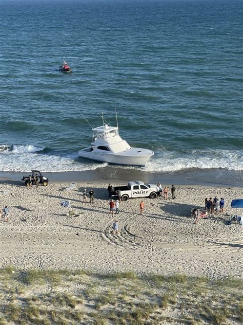 atlantic beach boat runs ashore