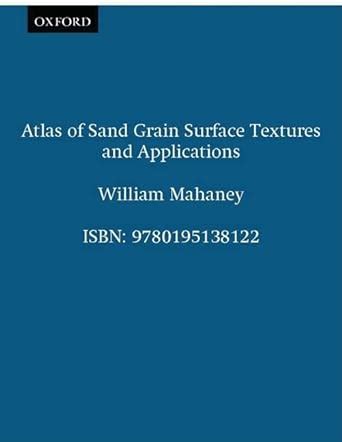 atlas of sand grain surface textures and applications PDF