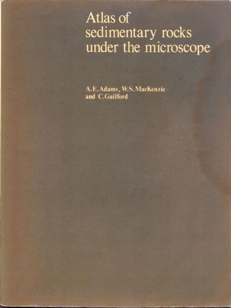 atlas of sedimentary rocks under the microscope Kindle Editon