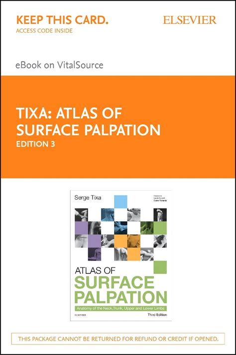 atlas surface palpation elsevier vitalsource Reader