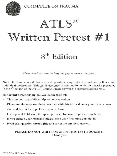 atls-written-pretest-1-9th-edition Ebook PDF