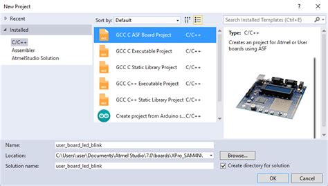 atmel asf with user board Doc