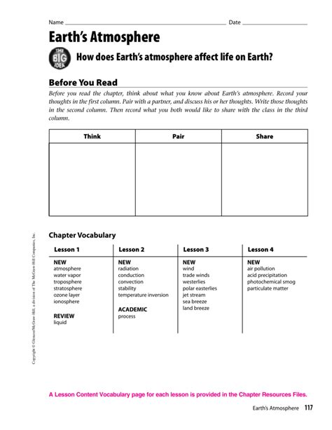 atmosphere answer key packet Doc