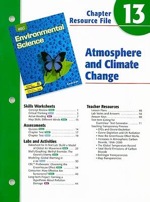 atmosphere climate change holt environmental answers PDF