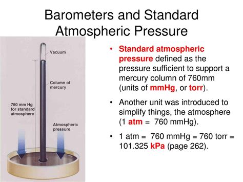 atmospheric pressure torr