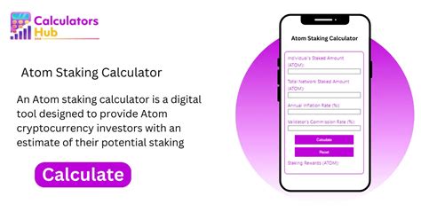 atom staking calculator