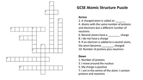 atomic structure quick xword answers Epub