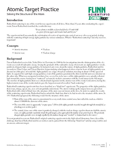 atomic target practice lab answers Doc