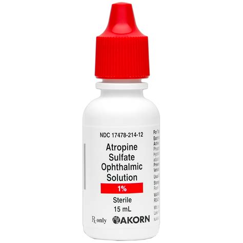 atropine sulfate ophthalmic solution