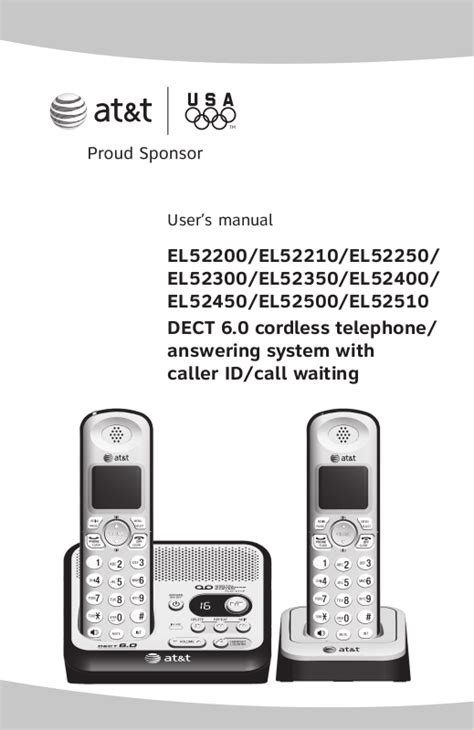 att el52250 user manual Doc