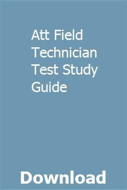 att field technician test study guide Doc
