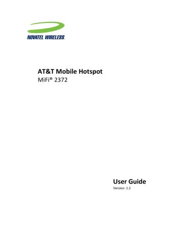 att mifi 2372 user guide Reader