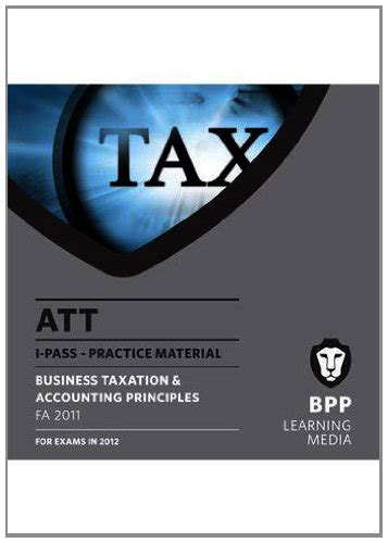 att paper 2 business taxation and accounting PDF