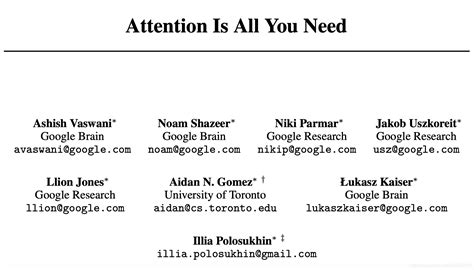 attention is all you need google scholar