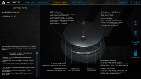 audeze maxwell software