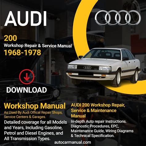 audi 200 5t workshop manual PDF