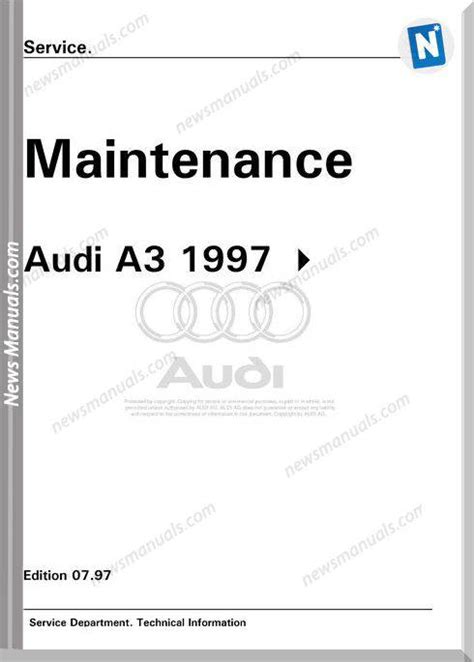 audi a3 2000 maintenance manual Kindle Editon