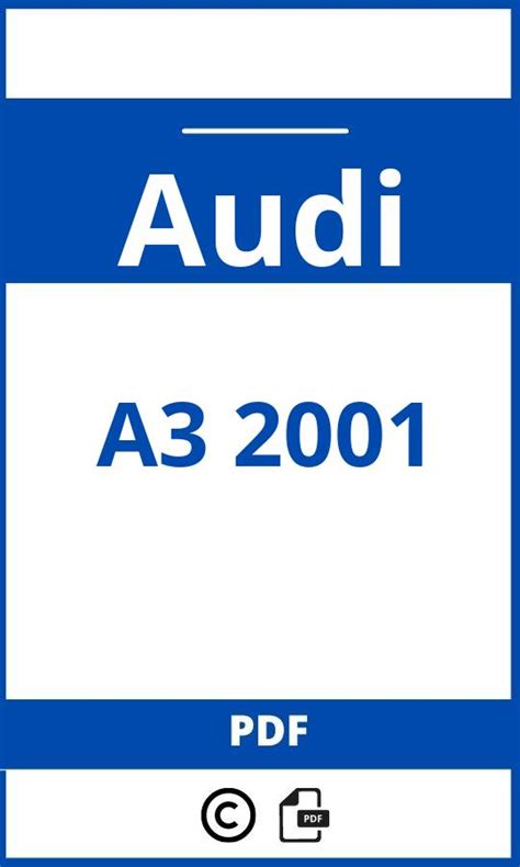 audi a3 2001 manual pdf Reader