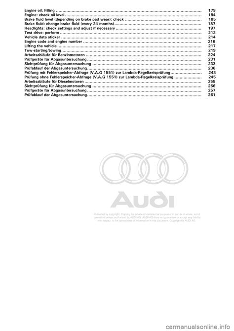 audi a3 2001 service manual Doc