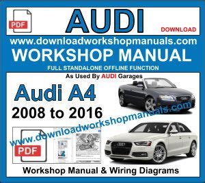 audi a4 fsi repair manual PDF