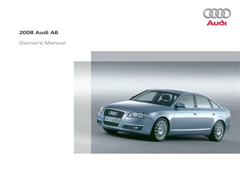 audi a6 2008 manual PDF